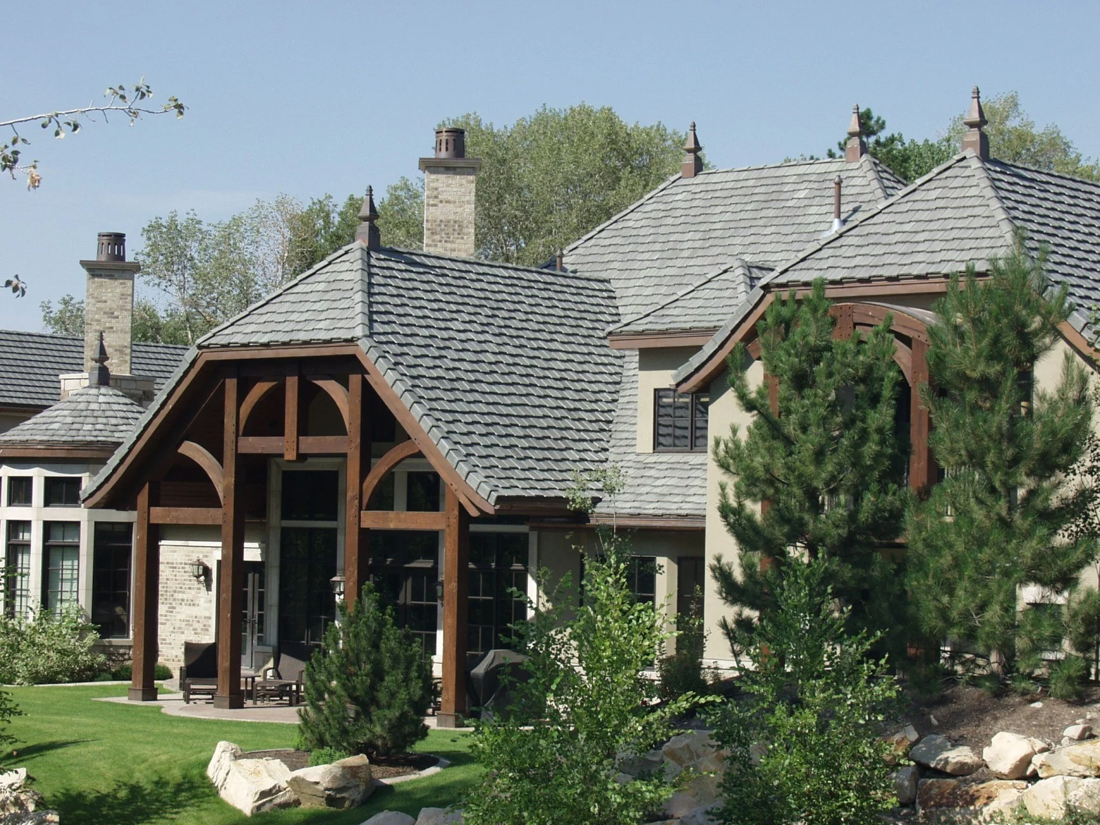 New England Slate, Bartile #33 Victorian Blend, Ruffcut edge, Cottage layout (photo 1)