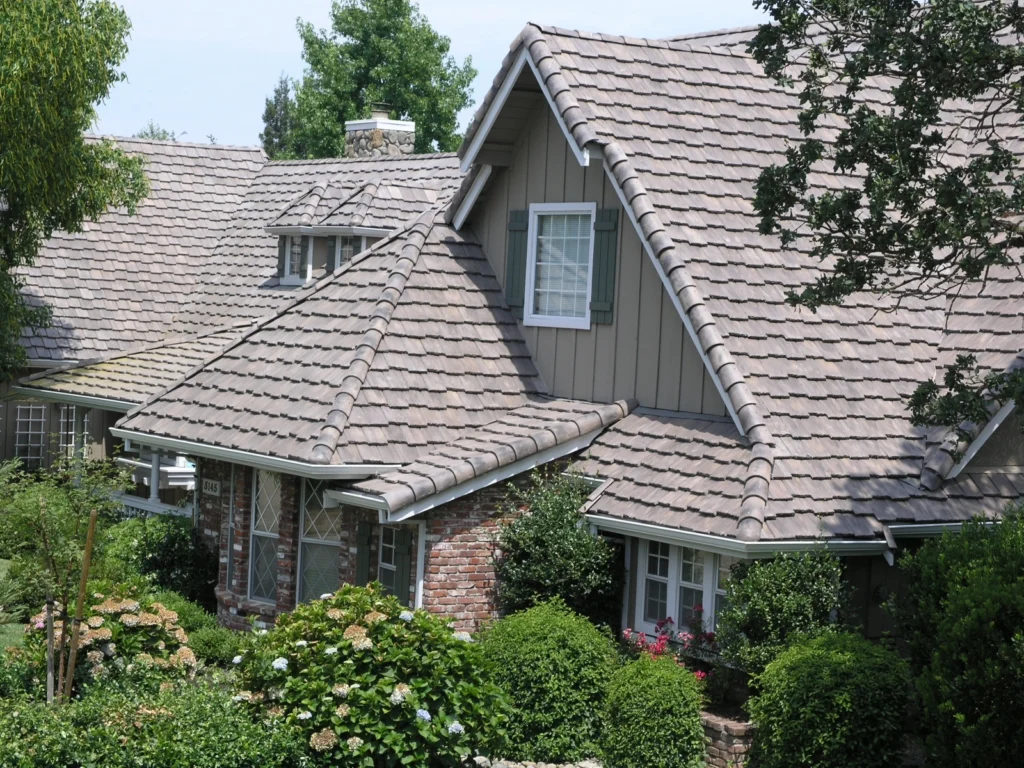 New England Slate, Bartile #341 Light Brown, Ruffcut edge, Cottage layout (photo 1)
