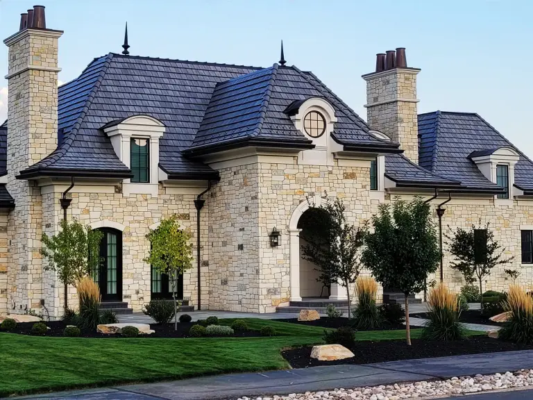 Bartile New England Slate roof tile in #415 Lexington Blend